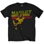 Bob Marley Men's Roots, Rock, Reggae T - Shirt Black, X (Manufacturer Size:X-Large), Black, XL