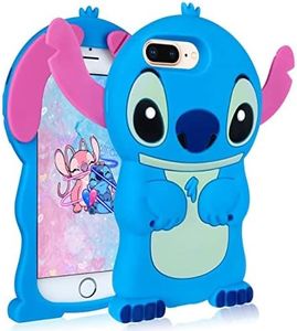 Besoar Case Designed for iPhone 6 Plus/6S Plus/7 Plus/8 Plus Cute Cartoon Funny Fun Kawaii 3D Character Cases Silicone Cover for Kids Boys Teens for iPhone 6 Plus/6S Plus/7 Plus/8 Plus 5.5 inch