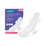 Lansinoh Maternity Pads After Birth Extra Absorbent with Wings - Pack of 10 - Leak Protection Ultra Long Slim Fit Postpartum Essential Postnatal Wider Soft Breathable Unscented Sanitary Period Towels