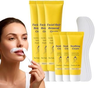Facial Hair Removal for Women, 2026 New Face Hair Removal Kit, Portable Upper Lip And Chin Hair Removal Cream for Home and Travel (3 Set)