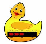 Baby Bath Thermometer, Water Temperature Gauge Bath Duck with New Liquid Crystal Display LCD Technology