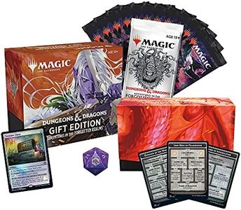 Magic: The Gathering Adventures in The Forgotten Realms Gift Bundle | 10 Draft Boosters | 1 Collector Booster | Accessories