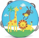 Tambourine Cartoon Hand Held Drum Portable Tambourine Bell for Party Kids Dance