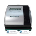 Acroprint Electronic Time Recorder, Accommodates Right or Left-Hand Time Cards, Selectable Hour Format (RM500)