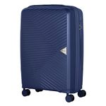 WENGER Polypropylene, Ultra-Lite Medium Hardside Spinner Wheels Check-In Luggage, 60 Liters, Blue, 612722, Travel 8 Wheels Suitcase, Swiss Designed, 68 Centimeters