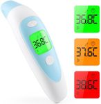 AILE Digital Thermometer for Kids and Adults, Temperature Thermometer for Home Thermometer indoor - ear Thermometer for Children 3-in-1 Mode with Fever Alarm, Memory Function Baby Thermometers