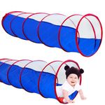 FunBlast Tunnel Tent for Kids, Foldable Outdoor Tunnel for Toddlers, 6 Feet Long Tunnel Tent for Kids, Girls and Boys, Pop-Up Activity Toys (Multicolor)