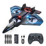 Casaquin RC Fighter Jet for Kids, 2.4GHz Remote Control Airplane with Gyro Stabilization, Durable Lightweight EPP Foam Build, Ready to Fly, Multicolor, Standard Size