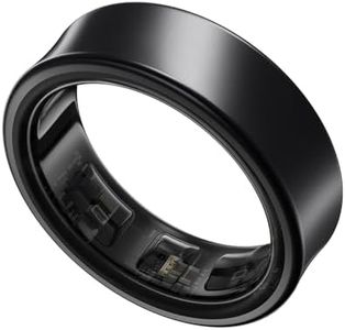 Samsung Galaxy Ring, Slim and Light Smart Ring with Durable Titanium Frame, AI-Powered Samsung Health, Sleep/Heart Rate/Stress Monitor, Water Resistant Up to 100m, Size 10, Titanium Black