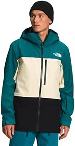 The North Face Men's Sickline Insulated Ski Jacket, Harbor Blue/Gravel/TNF Black, X-Small