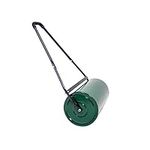 Garden Lawn Roller for Grass Galvanised Steel Water or Sand Fill 30L 38L 48L Metal Heavy Duty with Padded Handle Push or Pull (48L)