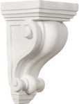 Ekena Millwork COR04X04X07DE 4-Inch W x 4-Inch D x 7 1/2-Inch H Devon Corbel