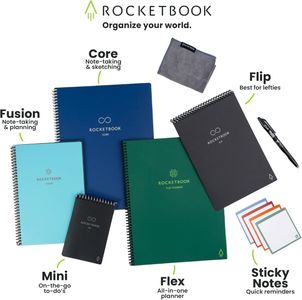 Rocketbook Fusion Reusable A5 Notebook – Grey