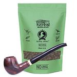 ROYAL SWAG Ayurvedic Herbs Herbal Smoking Blend - Ayurvedic Smoking Mixture Blend Pack Of 100 gram With Wooden Pipe | 100% Tobacco Free and Nicotine Free - Made with Ayurvedic Herbs (Smoking Cessation)