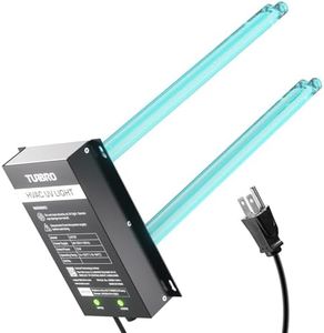 TURBRO AC 120V 72W HVAC UV Light Kit Air Purifier, ETL&CARB Certified, Comes with a 15.2 in 4-Pin 2G11 Base Lamp, Installation Template, and Ballast, for Cleaning Air and Ducted AC Systems, UV72P