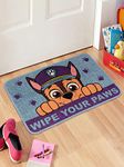 Saral Home Easy Living Paw Patrol Jute & Cotton Doormat (Light Blue, 40x60 cm)