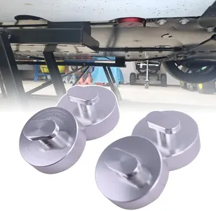 NUBEHONE C8 Jacking Lift Pad Puck Billet Aluminum 4 Packs Fit for 2020-2025 Corvette C8