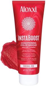 ALOXXI InstaBoost Conditioning Color Mask in Fireball Red, Deposits Red Color and Deeply Conditions Hair, 6.8 Fl Oz