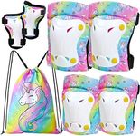 FIODAY Knee Pads for Kids Unicorn K