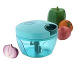 Kitchen Vegetable Chopper Cutter Slicer Machine for Onion Carrot Potato Nut Cooking - Mini Non Electric Manual Hand Dicer Choppers with Stainless Steel Blade for Cutting Vegetables at Home 425 ml