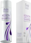 Vitamins Keratin Purple Toning Shampoo - New Violet Blue Brassiness Hair Toner for Blonde Bleached Platinum Silver White Grey Ash Gray Colored Brassy Hair