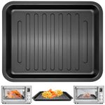 Air Fryer Toaster Oven Accessories for COSORI Smart 12 in 1 C130 CS130 CO130 Convection Oven, 14’’*12’’ Non-Stick Rectangle Air Fryer Rack Replacement Parts Grill Pan Grill Plate Crisper Plate Tray