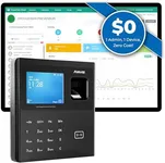 ANVIZ Time Clock - CX2 Fingerprint Biometric Time Attendance Machine for Employees Small Business - Finger Scan + RFID + Pin Punching in one, Up to 500 Users with Free Professional Cloud Software