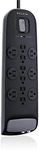 Belkin 12 Outlet Surge Protector with 8-Foot Power Cord and Telephone and Coax Protection (BV112230-08-BLK)