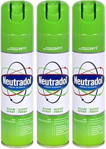 THREE PACKS of Neutradol Spray Super Fresh 300ml