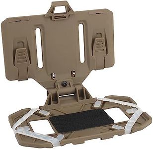 CMAIR4U Tactical Vest Phone Holder,Molle Mount,Universal Chest Phone Board Carrier Foldable Navigation Board,for Outdoor Paintball Airsoft Hunting Game (Tan)