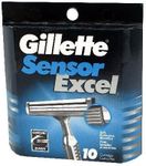 Gillette Sensor Excel Razor Blades - 10 Blades x 3