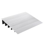 VEVOR Door Threshold Ramp, 5" Rise, 800 lbs Load Capacity, Door Ramp for Wheelchairs, Aluminum Threshold Ramp for Doorways, Adjustable Modular Threshold Ramp for Wheelchairs, Scooters, Power Chairs