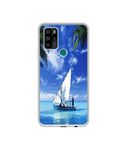 Casotec Indian Ocean Design Printed Silicon Soft TPU Back Case Cover for Micromax in Note 1