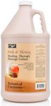 PRO NAIL - Healing Therapy Massage Lotion - Professional Pedicure, Body and Hot Oil Manicure, Infused with Natural Oils, Vitamins, Panthenol and Amino Acids (Milk and Honey, 1 Gallon)