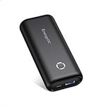 EnergyQC Power Bank 10000mAh, Compact Portable Charger Battery Pack 2.4A Output Phone Fast Charger Compatible with Mobile iPhone 14 13, Samsung, Huawei, Xiaomi-Black