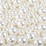 Quefe 150pcs Pearls for Crafts No H