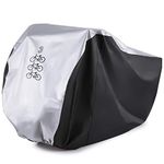 Bike Cover for 3 Bikes ALBOYI Cycle Bicycle Rain Cover Waterproof Bike Cover All Weather Dust Resistant UV Protection Ideal for Mountain Bike, Road Bike