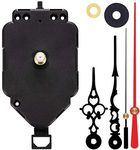 HAATIEME TIK-TIK Pendulum Type Quartz Clock Moviment Mechanism 12 MM Ticking Motor DIY Kit (Black)