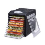 Samson"Silent" 9 Tray Dehydrator with Digital Timer and Temperature Control for Fruit, Vegetables, Beef Jerky, Herbs, Dog Treats, Fruit Leathers and More Quiet and Convenient