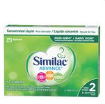 Similac Advance Step 2 Non-GMO Baby Formula, Concentrated Liquid, 12 x 385 mL, 6-24 Months