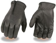 Milwaukee Men's Driving Gloves with Zipper Medium Black