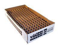 Scintillation Vial Trays with Partitions for Mini-Vials, 200 Vial Capacity, 5 Sets per Package