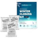 Pool Winterizing Kit for Above Ground Pool and inground Pools - Make Pool Open & Close Easy with This Pool Closing Kit - Up to 12,000 Gallons - AquaDoc Pool Chemicals