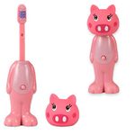 Adore Pop Kid's Toothbrush With Cover (Piggy Pink)