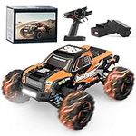 BEZGAR 4X4 1:16 Off-Road Remote Control Truck HP161, High Speed Waterproof Hobby Grade RC Cars All Terrain Toy Truck with Upgrade Chassis for Kid ＆ Adults Two Batteries