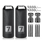 Lixada 3L/7L Bike Fork Bag Waterproof Roll Top Dry Bag Bicycle Fork Bag Cycling Pack Bike Pannier