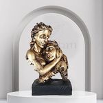 nantan Couple Hug Decorative Showpiece Figurine for Home Decor | Decorative Idols for Living Room, Bedroom, Office Desk, Cabinets