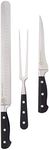 SARUMA 4 Piece Carving Knife Set for Meat 12 INCH Carving Knife with 6.5 inch Boning Knife and Carving Fork, Turkey Carving Knife, Brisket Knife, Ham Knife