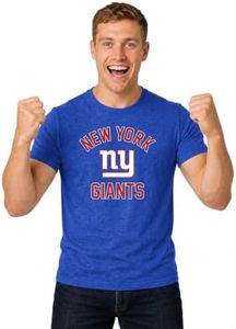 Team Fan Apparel NFL Adult Gameday T-Shirt - Cotton Blend - Tagless - Semi-Fitted - Unleash Your Team Spirit During Game Day (New York Giants - Royal, XXXXX-Large)