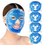 Bramble - 5 Cooling Full Face Gel Masks for Relaxation, Soothing Headaches, Pain Relief & Hot Summer Days